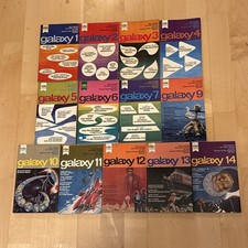 13x Heyne SF Science Fiction Galaxy, Stories von Kurt Vonnegut Philip Dick Simse