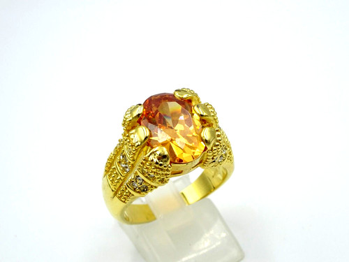 Damen ring metall vergoldet - metall,
