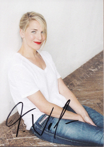 Autogrammkarte tanja wedhorn - autogrammkarte,