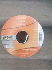 Koaxialkabel 135dB 100m, Digital TV, 4K UHD, , Antennenkabel