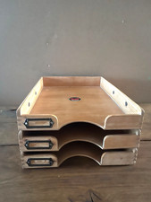 Antik Schreibtischablage 3fach