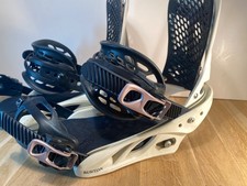 Burton - ESCAPADE - Snowboard Bindung • ReFlex • Gr. M • cremeweiß