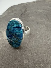 Apatit ring 925 silber - apatit,