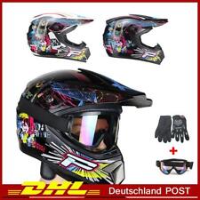 Rally Jethelm Rollerhelm Motorrad mit Cross Brille Rally Jethelm Helme Universal