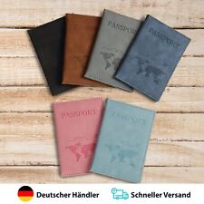 Reisepasshülle aus Kunstleder | Passhülle Reise Zubehör | Schutz Etui
