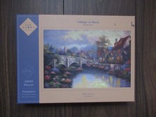 Puzzle 1000 Teile von Jig Store, Village at Dusk – On the River