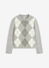 Strickjacke Gr. 36/38 Hellgrau