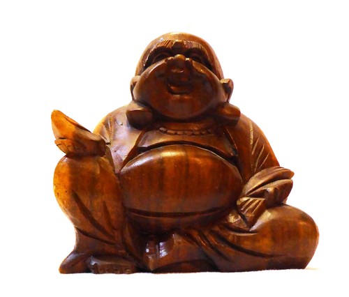 Buddha figur holz - buddha,