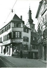 Paul Wolff & A.Tritschler, Vintage Fotografie Bad Kreuznach Klappergasse ~1945