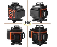 4D 360° Grüner Kreuzlinienlaser Pendel- und Neigungsmodus Laser Profi