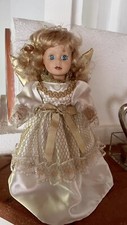 Porzellanpuppe Puppe handgemacht Künstlerpuppe Sammlerpuppe mit Ständer