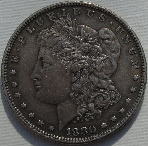 1880 usa silber - morgan, dollar