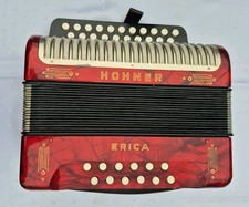 Sehr selten ! HOHNER ERIKA - 12 Bässe ! Handharmonika  Akkordeon