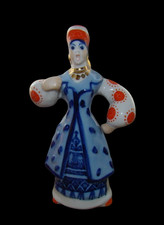 Porzellanfigur "Sängerin"