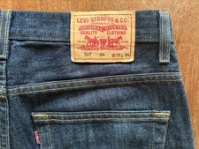 LEVI'S 507 Jeans Blue Denim