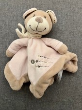 Nicotoy Schmusetuch Bär Kuscheltuch Schnuffeltuch Simba Toys rosa braun