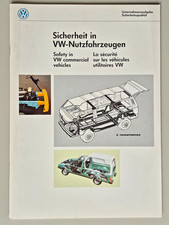  Sicherheit in VW Nutzfahrzeugen bebilderte Dokumentation Caddy T3 LT ~1986