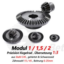 Modul 1 1,5 2 Zahnrad Kegelrad