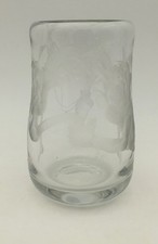 Vase - Becher - Bayrische Waldgeister - signiert - Chrisch 88 - graviert