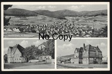 #1623 AK Breidenbach Kr. Marburg-Biedenkopf mit Bahnhof und Gasthaus bes.