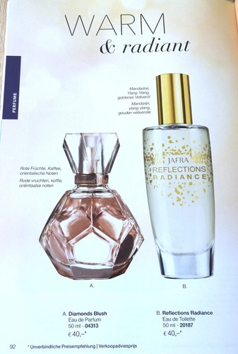 Jafra parfum diamonds blush - jafra,