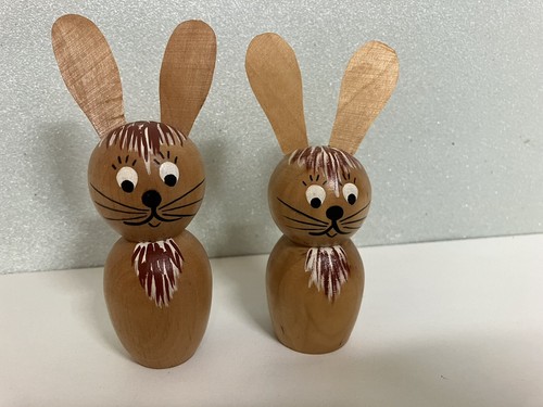 Holz osterhase 10cm - holz,