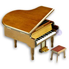 Braun Holz Sankyo Klavier