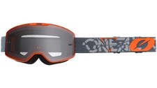 O'Neal B20 Strain Goggle MX DH Brille orange/grau/klar rot Oneal Cross Enduro