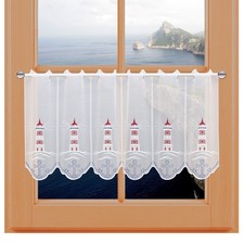 Maritime Scheibengardine