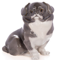 Peter Herold „Pekinese“ Royal Copenhagen 1860 Porzellanfigur Dänemark