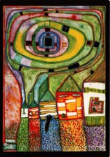 Kunstkarte Hundertwasser