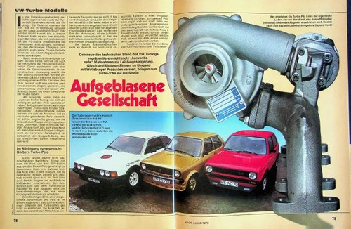 Sport auto 1979 golf i - auto, vw