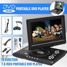 7,8" Tragbar HD DVD Player 16:9 Auto Monitor Großbildschirm DVD Player & Gamepad