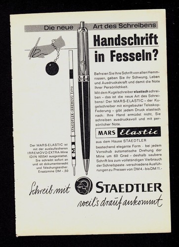 3w8029 alte reklame von - reklame, 1960
