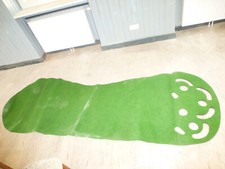 Golf Golfmatte Übungsmatte Putting Matte Schlagmatte 290 cm.