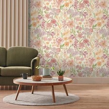 Gemalte Wildblumen Tapete