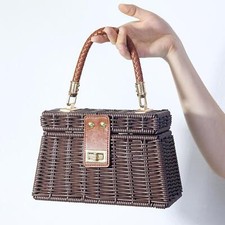 Gewebte Tragetasche lässig