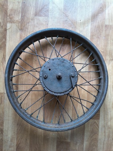 Vintage motorrad vorderrad - motorrad,