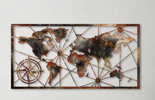 Wallity, World Map Large - 3D