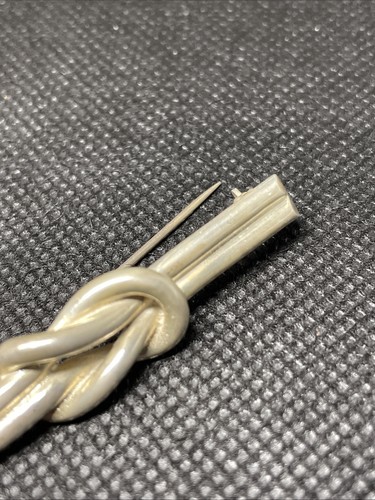 Silber stab brosche knoten - silber, stab-brosche,knoten