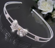 Haarreif Silber Gold Diadem