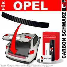 Lackschutzfolie Ladekantenschutz für Opel Astra Caravan G 98-2005 CarbonSchwarz