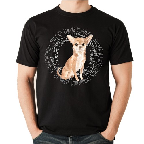 Shirt circle chihuahua - t-shirt,