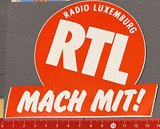 Aufkleber/Sticker: RTL Radio