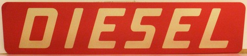 Diesel schild für - diesel, e10