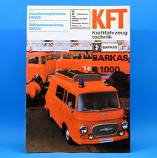 DDR KfT Kraftfahrzeugtechnik 2/1974 Barkas B 1000 Moto-Cross-Maschinen Citroen A