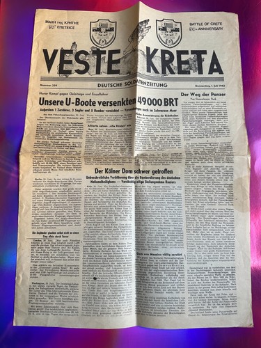 Alte kreta zeitung - alte,