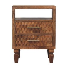 Arno Bedside in Golden Teak
