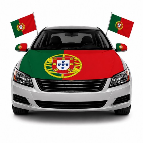 Portugal auto flaggen set 5tlg - portugal,