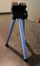 Ministativ Reise-Stativ Selfie mini 15 cm Foto Kamera silber – gebraucht –